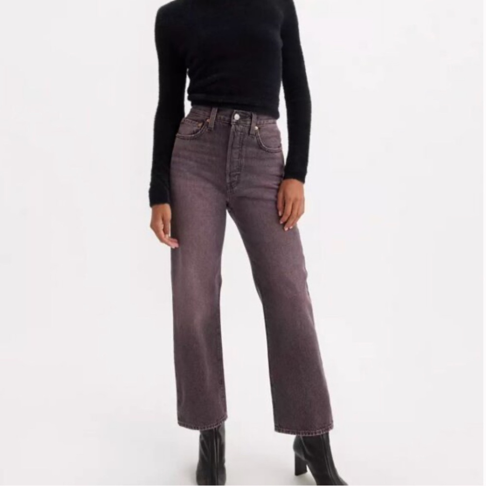 NWT Levi's Ribcage Ankle Straight Leg Denim Jeans Size 26 x 29